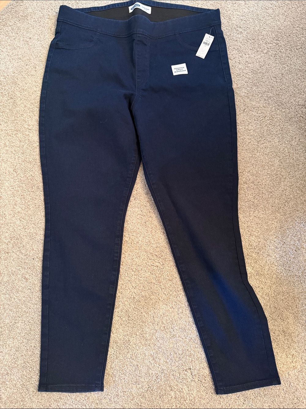 Old Navy Women’s Navy Skinny Pull-On Jeans